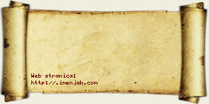 Jovanka Ćosić vizit kartica